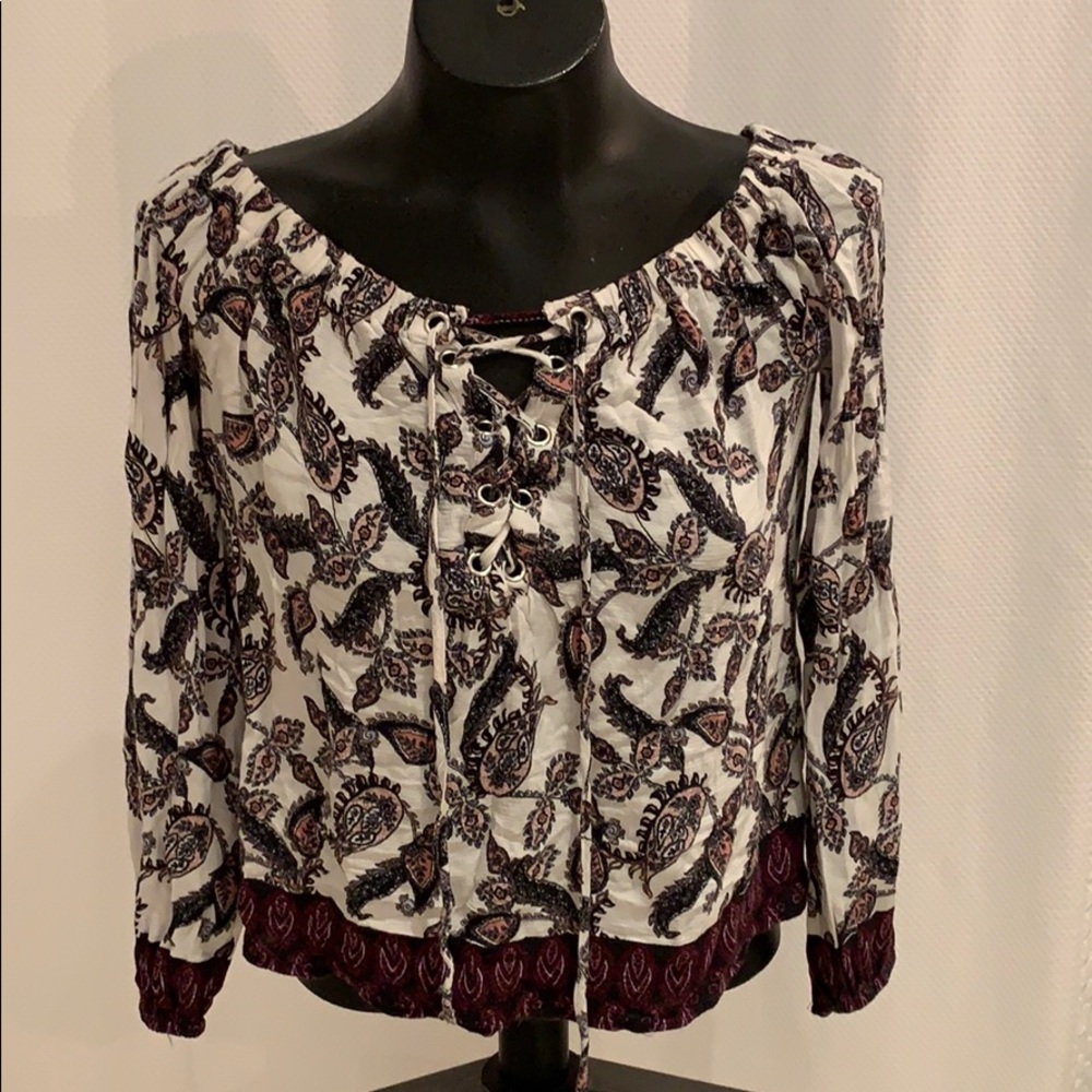 Charlotte Russe Peasant Top